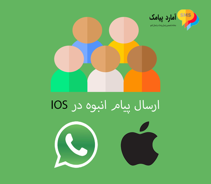 روش ارسال پیام انبوه در واتساپ با سیستم عامل IOS